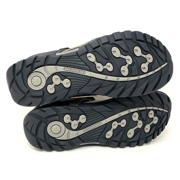 Merrell Mens Sandspur Oak Sandal 12 Black Granite Gray Rugged Adjustable Straps main image 16